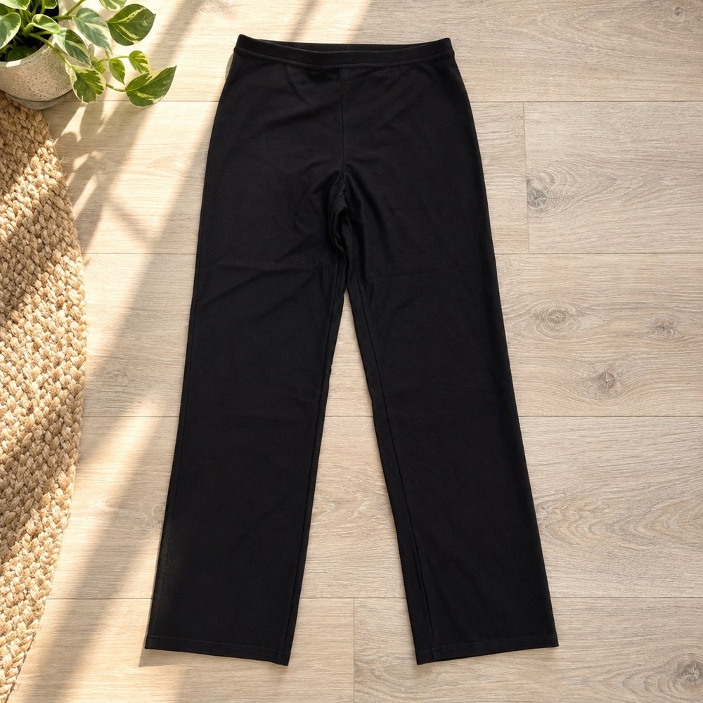 Eileen Fisher Stretch Viscose Pants PS Straight Leg Minimalist Capsule  Workwear